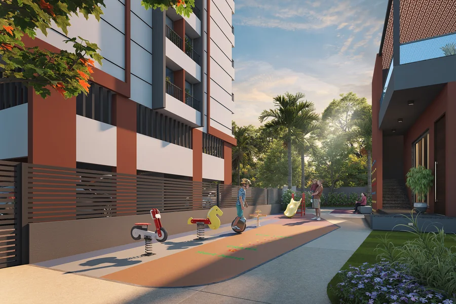 Gemzs children’s play area, artist’s impression
